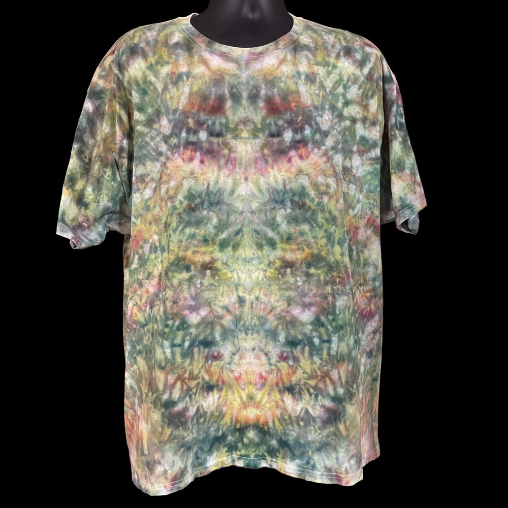 CAMO SCRUNCH TIE DYE TEE SIZE XL