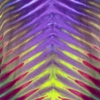 Image 4 of PURPLE RAINBOW DRIPPY V TIE DYE TEE SIZE XL