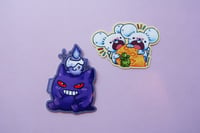 gengar and tandemaus stickers