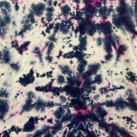 Image 4 of TEAL PEACE SIGN TIE DYE TEE SIZE 2XL