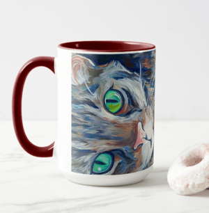 Image of Cat Pose Coffee Mug