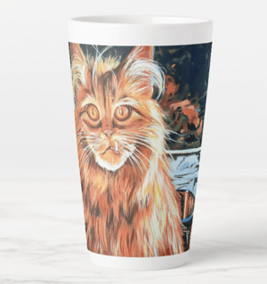 Image of Happy As A Butcher's Cat Coffee Mug