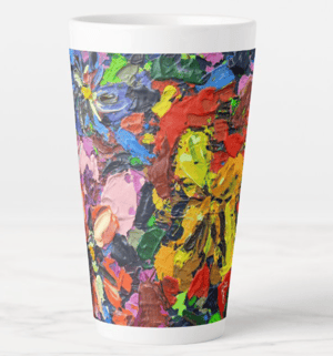 Image of Pansy Petals Coffee Mug