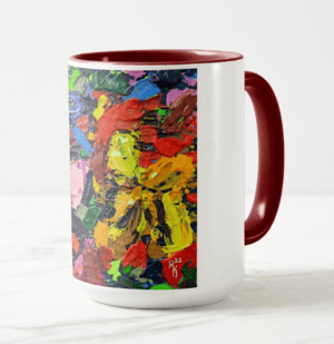 Image of Pansy Petals Coffee Mug