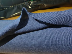 Image of Nomex 93%, Kevlar 5%, Antistatic 2% Knitted, Jersey, Colour Dark Blue, Factory Seconds