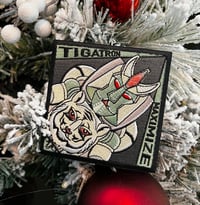 Image 1 of TigaT Iron on 3.5 inch patch