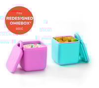 Image 1 of OmieDip Silicone Dip Containers Pink and Teal