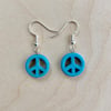 Blue Peace Earrings