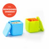 OmieDip Silicone Dip Containers Blue and Lime