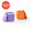 OmieDip Silicone Dip Containers Purple and Orange