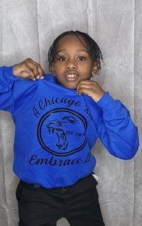 Image 1 of Youth Royal Crewneck Sweatshirt