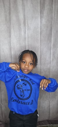 Image 3 of Youth Royal Crewneck Sweatshirt