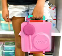 Image 2 of Omie OmiePod 3 Piece Cutlery Pod Set Bubble Pink