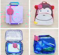 Image 4 of Omie OmiePod 3 Piece Cutlery Pod Set Bubble Pink