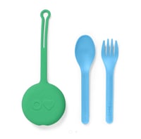 Image 1 of Omie OmiePod 3 Piece Cutlery Pod Set Mint Green