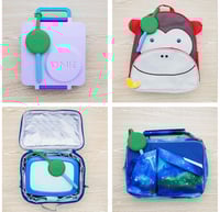 Image 4 of Omie OmiePod 3 Piece Cutlery Pod Set Mint Green