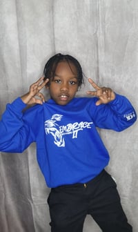 Image 1 of Youth Royal Embrace It Sweatshirt
