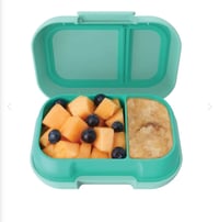 Image 2 of Bentgo Kids Snack Box Leak-Proof Container Aqua