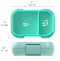 Image 3 of Bentgo Kids Snack Box Leak-Proof Container Aqua