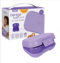 Image 1 of Bentgo Kids Snack Box Leak-Proof Container Purple