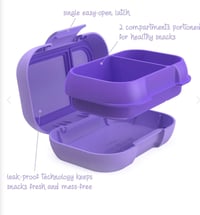 Image 4 of Bentgo Kids Snack Box Leak-Proof Container Purple
