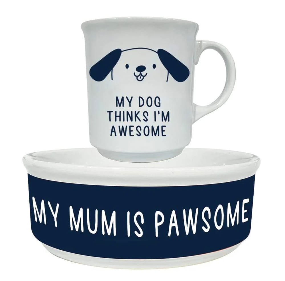 Ambrosia Dog Lover Mug and Bowl Set
