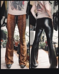 Image 3 of Limited edition! Snakeskin bootcut pants