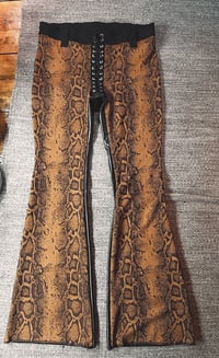 Image 4 of Limited edition! Snakeskin bootcut pants