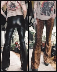 Image 5 of Limited edition! Snakeskin bootcut pants