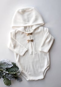 Image 3 of Lotus Hooded Romper (3 colours)