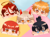 Chainsaw Man Car Peeker Stickers