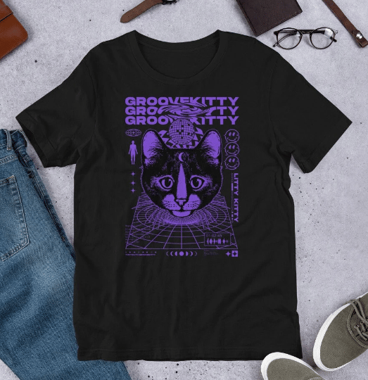 Groovekitty  Streetwear  T-Shirt
