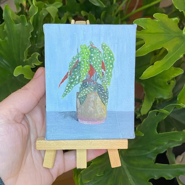 Tiny plant painting - customizable Image 4