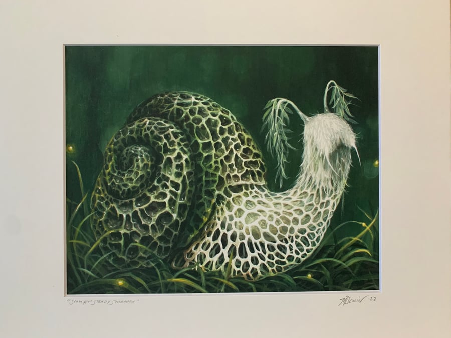 Image of Slow but Steady Stinkhorn Print
