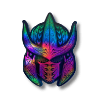 Image 2 of Ornate Helm V2 holographic sticker