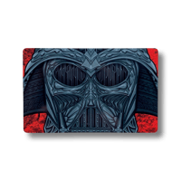 Black Beskarian Vader metal patch
