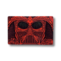 Red Beskarian Vader metal patch