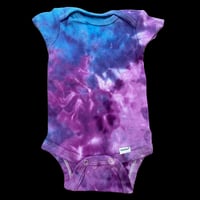 Image 1 of BERRY CRUSH TIE DYE ONESIE SIZE 0-3 MONTHS