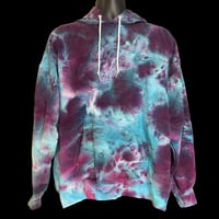 Image 1 of STORMY SKY TIE DYE HOODIE SIZE LARGE