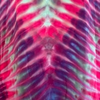 Image 3 of TROPICAL DRIPPY V TIE DYE LONG SLEEVE TEE SIZE XL