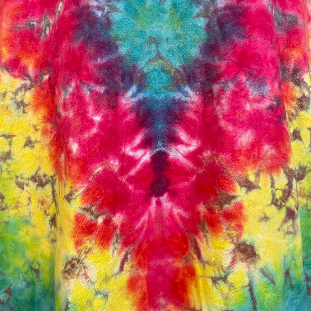 RAINBOW CRUSH TIE DYE LONG SLEEVE TEE SIZE XL