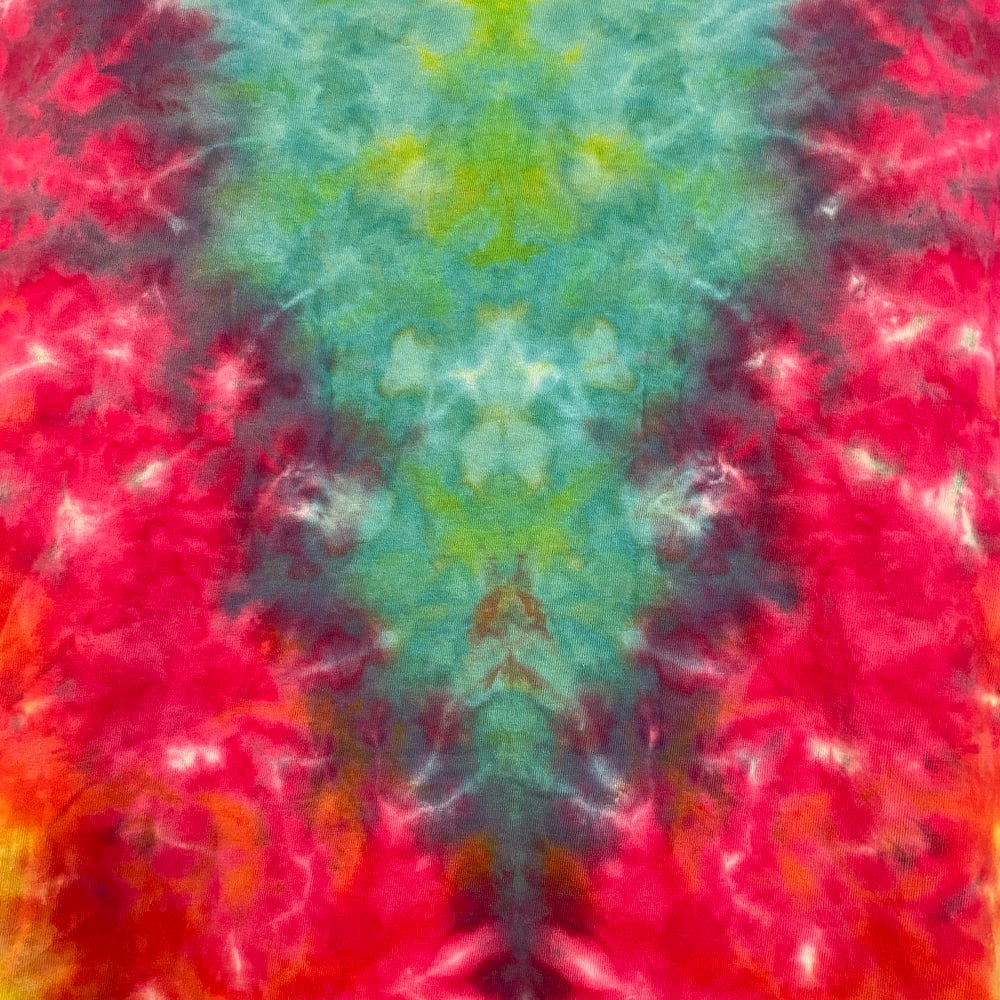 RAINBOW CRUSH TIE DYE LONG SLEEVE TEE SIZE XL
