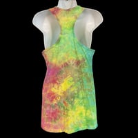 Image 2 of RAINBOW CRUSH TIE DYE TANK TOP WOMEN'S SIZE LARGE