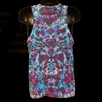 Image 2 of PINK PEACE SIGN TIE DYE TANK TOP MEN'S SIZE MEDIUM