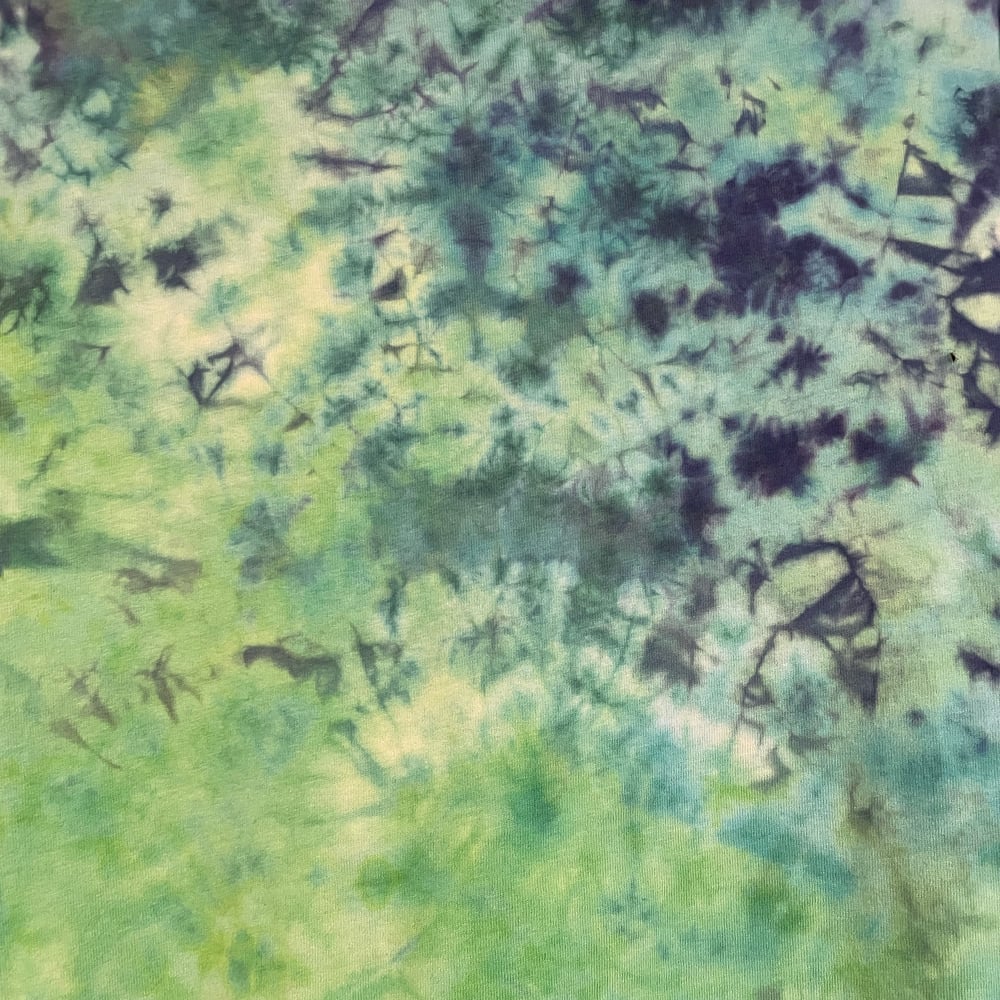 GREEN SCRUNCH TIE DYE TANK TOP MEN'S SIZE XL