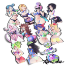 Image 1 of Holo DBZ Waifus