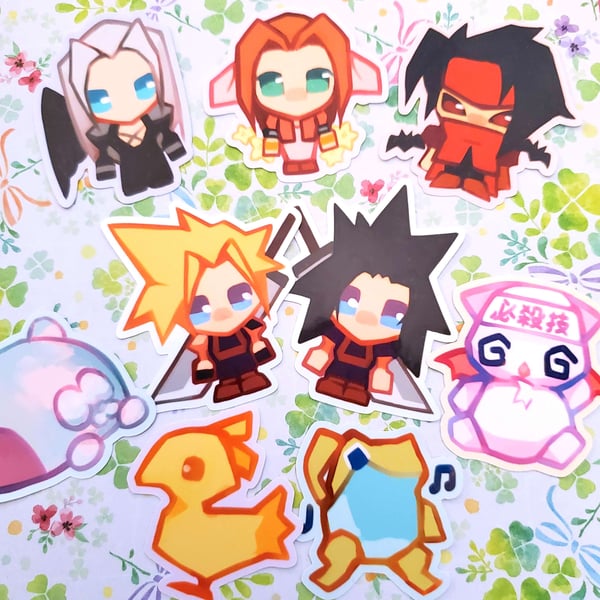 Image of ff7 stickers