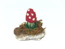 Image 4 of 🍄 Amanita Incense Holder - Clay Art - Cottagecore - Natural 3" X 3" Inches