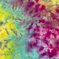 Image 4 of RAINBOW CRUSH HOLOGRAPHIC STEALIE TIE DYE TEE SIZE LARGE