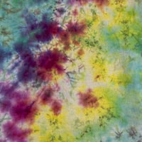 Image 4 of RAINBOW CRUSH HOLOGRAPHIC STEALIE TIE DYE TEE SIZE MEDIUM